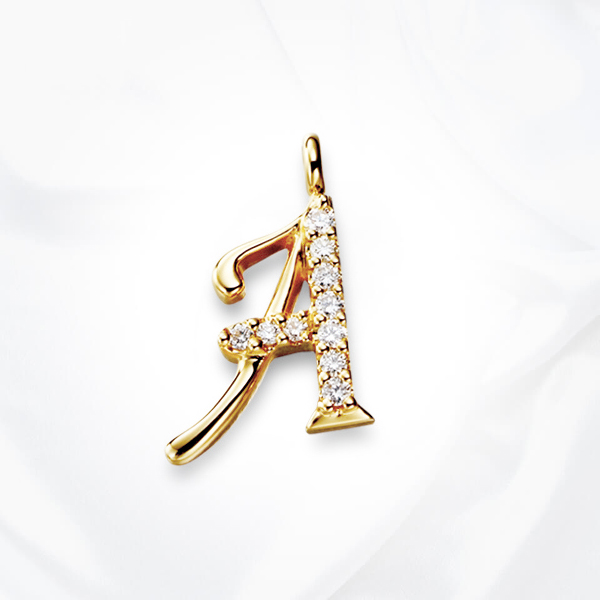 A｜イニシャルネックレス | ジュエリーかまた － オーダーメイド