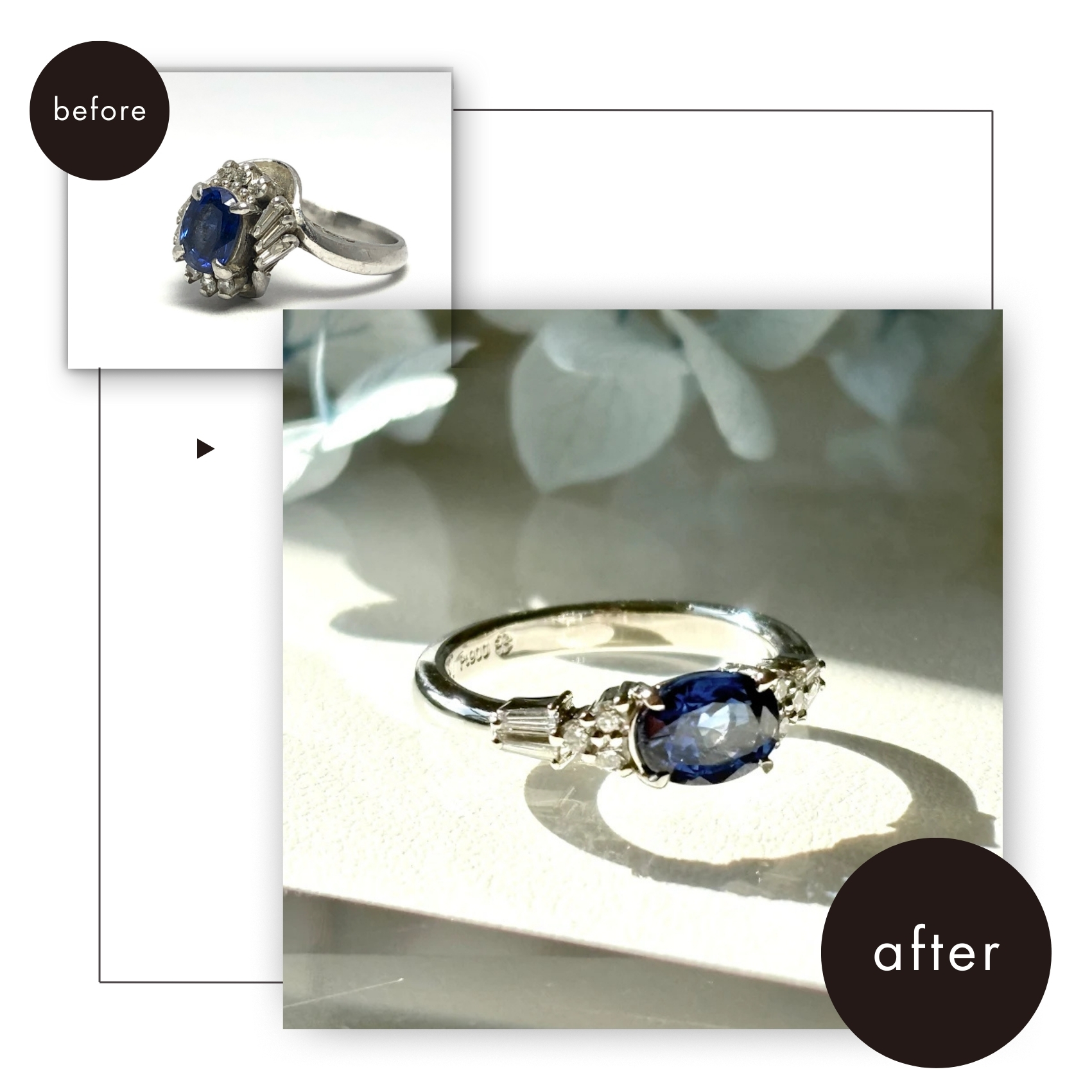 【函館店】想いをつなぐリング～おばあ様の青い宝物～