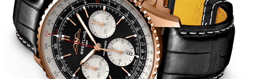 画像:腕元に「伝説」を。ナビタイマー B01 クロノグラフ 43の持つ、圧倒的な存在感